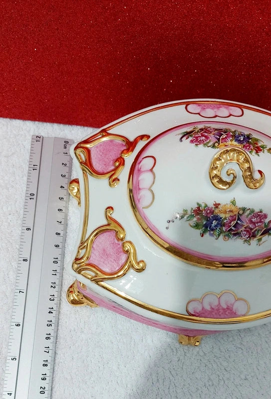 Porcelain Jewelry Box Domingos Ferreira