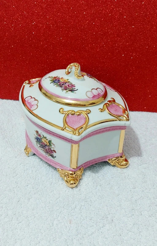 Porcelain Jewelry Box Domingos Ferreira