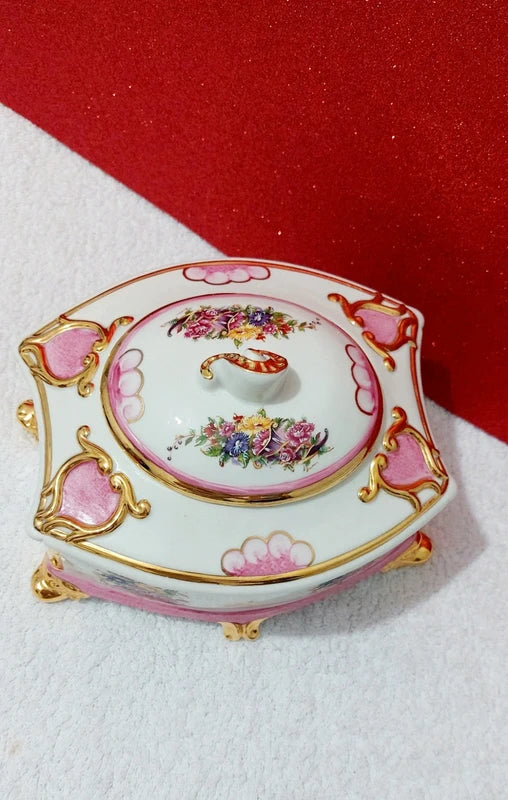 Porcelain Jewelry Box Domingos Ferreira